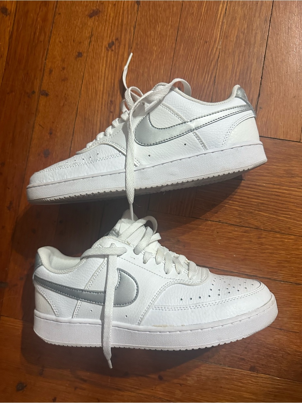 Nike Women's Court Vision Next Nature Low White Gray Size 8.5 CD5434-111